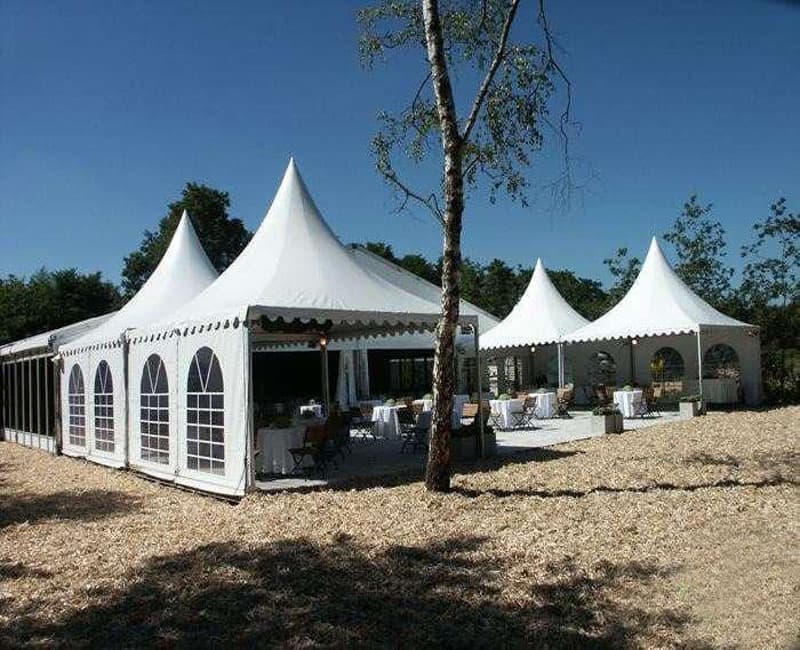 5x5m PVC Tent Chinese Pagoda Tent for Sale